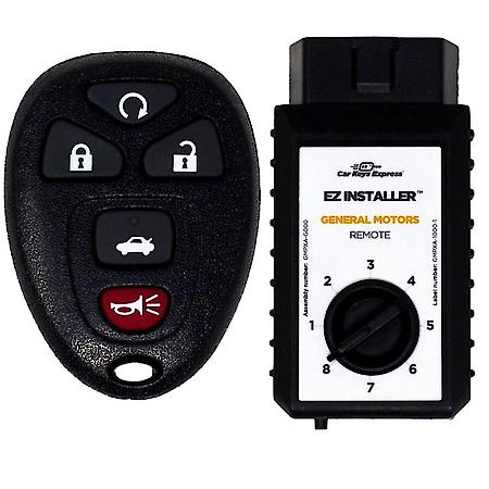 Replacement GM Keyless Entry Remote with EZ Installer, 5 Buttons