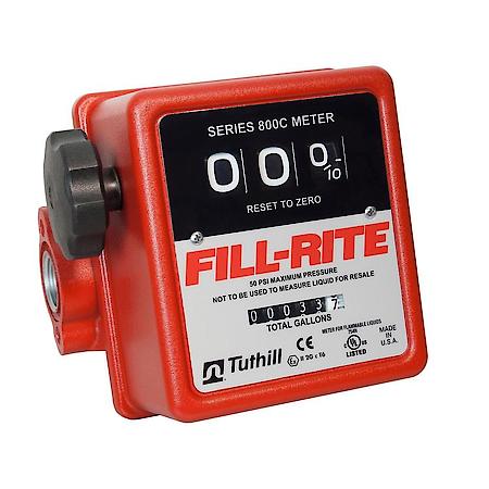 5-20 GPM 3-Digit Mechanical Fuel Transfer Meter, Gallons