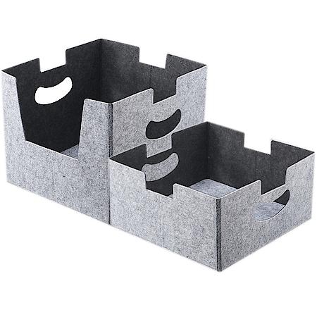 CarGoPod 2-Piece No Lid Collapsible Trunk Organizer
