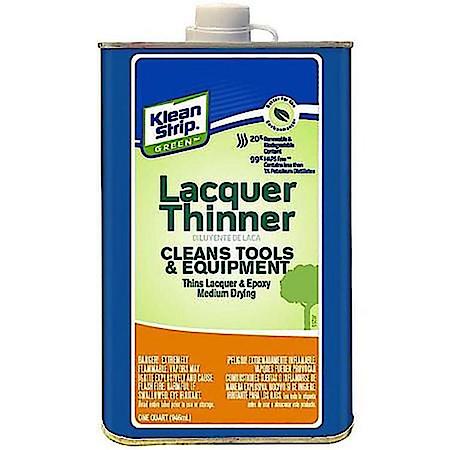 Green Lacquer Thinner Quart-Cleans Tools And Equipment