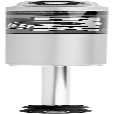 Hydraulic/ Nitrogen Gas Charged, Non-Adjustable Valving, Black/ Silver, Single