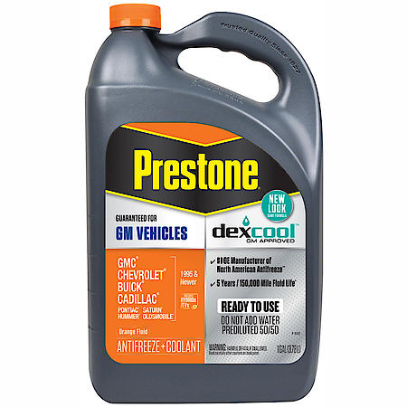 Antifreeze and Coolant: 50/50 Ready To Use, Dex-Cool Compatible, 1 Gallon