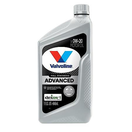 Advanced Full Synthetic 0W-20 Engine Oil: Maximizes Engine Life, 1 Quart