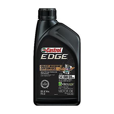 EDGE 0W-20 Advanced Full Synthetic Motor Oil, 1 Quart