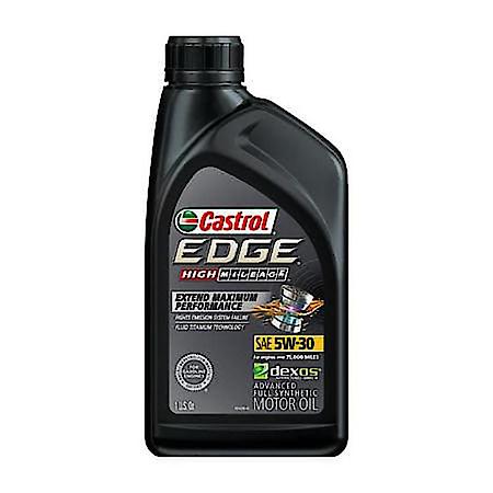 EDGE High Mileage 5W-30 Advanced Full Synthetic Motor Oil, 1 Quart