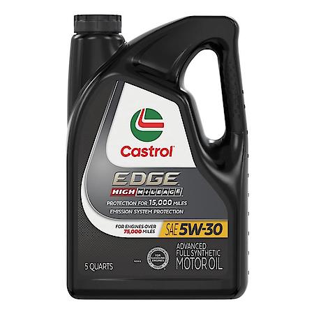 EDGE High Mileage 5W-30 Advanced Full Synthetic Engine Oil, 5 Quart