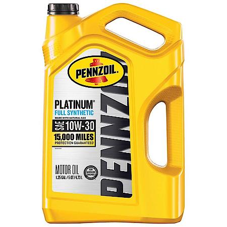 Platinum 10W-30 Full Synthetic Motor Oil, 5 Quart