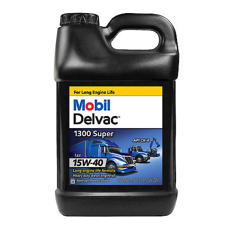 1300 Super 15W-40 Synthetic Blend Heavy Duty Diesel Engine Oil, 2.5 Gallon