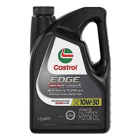 EDGE High Mileage 10W-30 Advanced Full Synthetic Motor Oil, 5 Quart