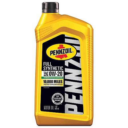 0W-20 Full Synthetic Motor Oil, Helps Prevent Sludge Build-Up, 1 Quart