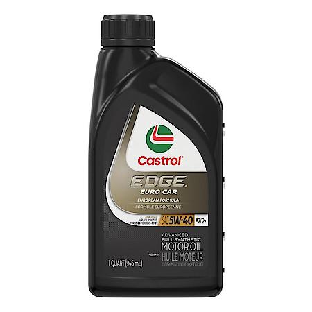 EDGE Euro 5W-40 A3/B4 Advanced Full Synthetic Motor Oil, 1 Quart
