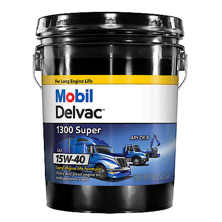 1300 Super Heavy Duty Synthetic Blend Diesel Engine Oil 15W-40, 5 Gallons