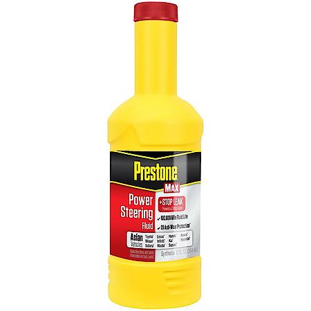 MAX Power Steering Fluid: Asian Vehicles, With Stop Leak, Restores Seals, 100k miles, 12 oz