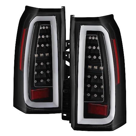 Led, Clear Lens, Black Housing, Red/ White/ Amber Bulbs, Set Of 2
