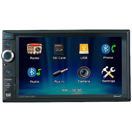 Double Din Car Stereo: 6.2" Touchscreen, Digital Media Player, Bluetooth, Hands Free Calling