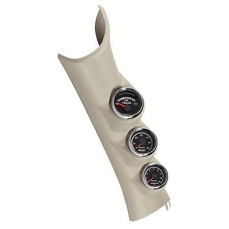 DIESEL GAUGE KIT; A-PILLAR; RAM 10+; BOOST/EGT/TRANS; 60PSI/2000deg.F/250deg.F;
