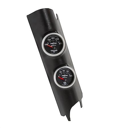 GAUGE KIT; A-PILLAR; JEEP WRANGLER (JK) 11+; OIL PSI/TRANS; 100PSI/250deg.F SPOR