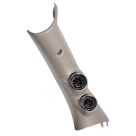 DIESEL GAUGE KIT; A-PILLAR; RAM 10+; BOOST/EGT; 60PSI/2000deg.F; FACT. MATCH