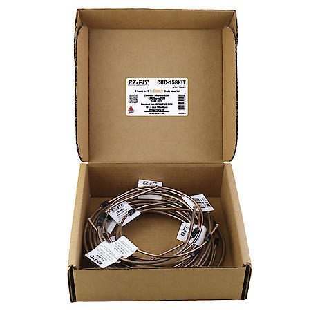 Copper Nickel Alloy Complete Front and Rear Brake Line Kit: Exact Fit