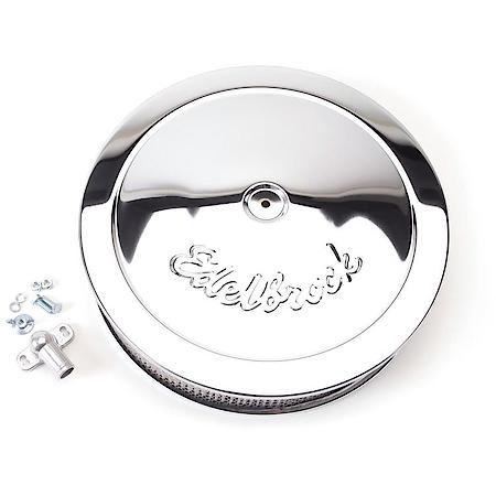 Pro-Flo Chrome 14" Round Air Cleaner with 3" Paper Element (Deep Flange)