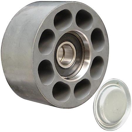 Serpentine Idler/Tensioner Pulley; Steel, 86.5mm Dia., 39.4mm Width, Smooth
