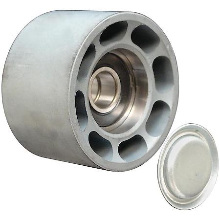 Serpentine Idler/Tensioner Pulley; Steel, 74mm Dia., 46.27mm Width, Smooth