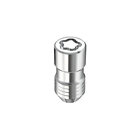 Chrome Cone Seat Wheel Lock Set (M14 x 1.5 Thread Size) - Set of 4 Locks and 1 Key
