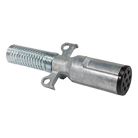 Plug - 7 Pin, with Cable Guard, Zinc Die-Cast