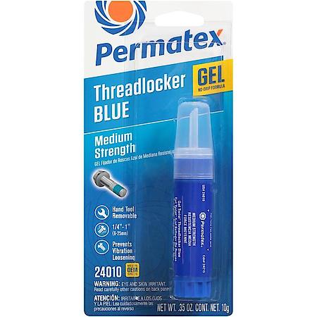 Blue Gel Threadlocker: Medium Strength, 10g