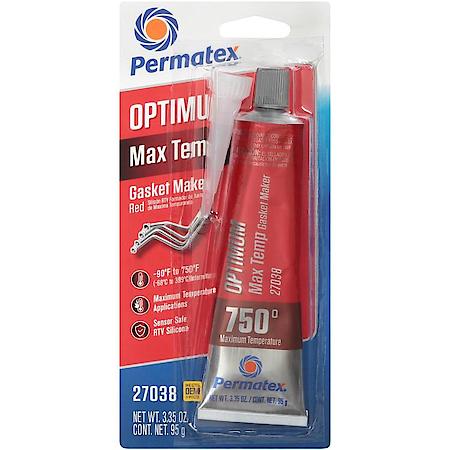 Optimum Easy-Disassembly Red RTV Silicone Gasket Maker, 3 oz.