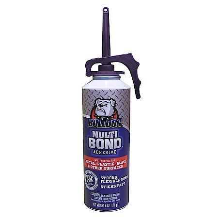Multi-Bond Adhesive, 6 Oz, White, Ideal For Metal, Fiberglass And Brick Adhesive-
