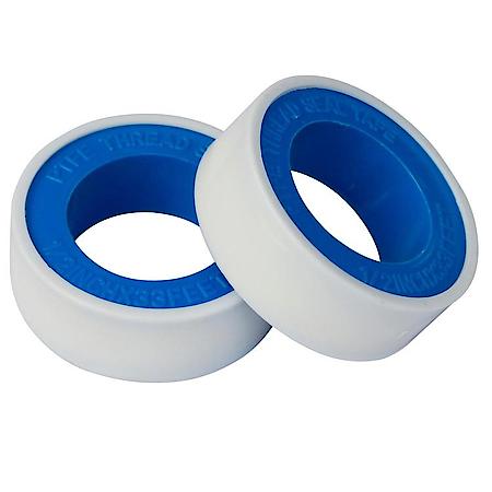 Thread Sealant Tape, 1/2 in. x 33 ft, 2 Rolls