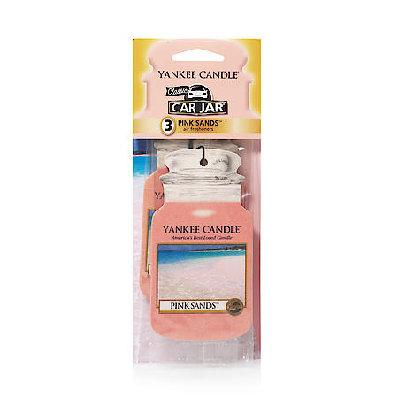 Hanging Air Freshener: Pink Sands Scent, 3 Pack