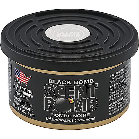 Can Air Freshener: Long Lasting Fragrance, Black Bomb Scent, 1.5 Oz