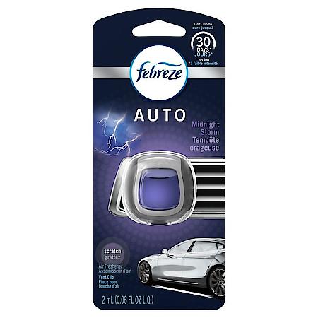 Vent Clip Air Freshener: Midnight Storm Scent, 1 Pack