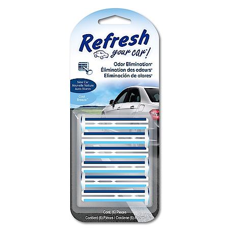 Vent Clip Air Freshener: New Car/Cool Breeze Scent, 6 Pack