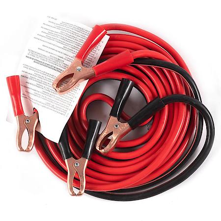 Standard Service Jumper / Booster Cables: 10 Feet, 10 Gauge, Ideal for Small Engine