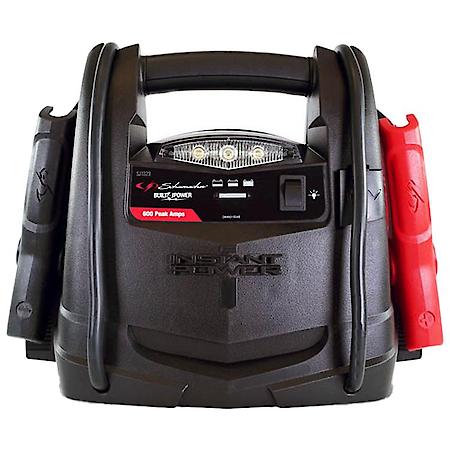 Portable Power Jump Starter: 600 Peak Amps