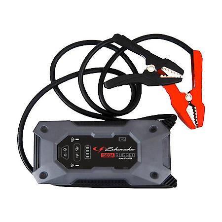 RUGGED 3-in-1 12V Lithium 1500A Jump Starter and Portable Power Pack: 2.4A USB