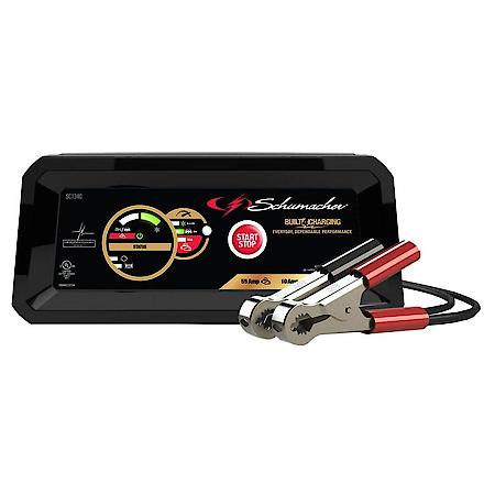 4-in-1 6V/12V 6A Battery Charger and 55A Engine Starter with 10A Boost