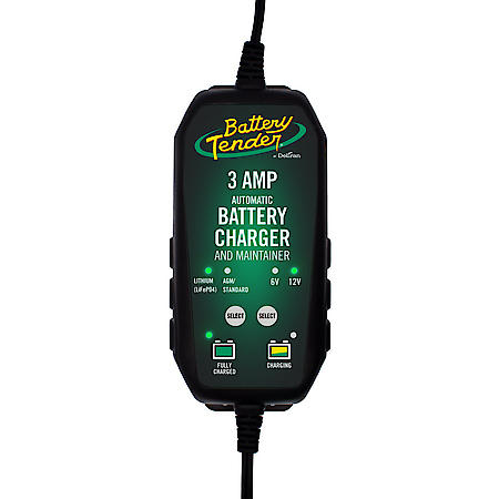 Battery Tender 6V/12V, 3A Selectable Battery Charger