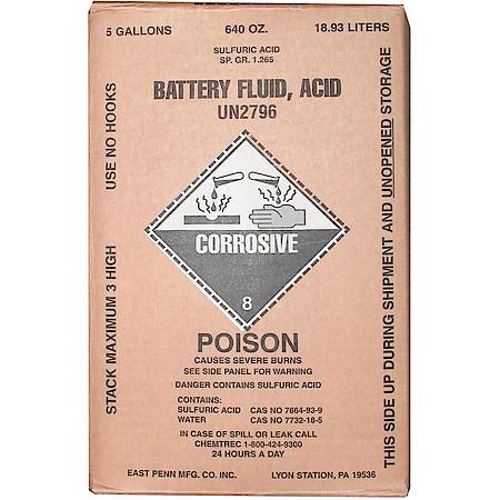 Acid, 5 Gallon
