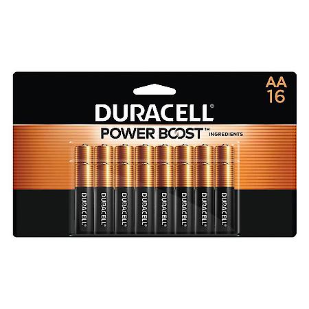 Coppertop AA Alkaline Batteries: Double A Batteries, 16 Pack