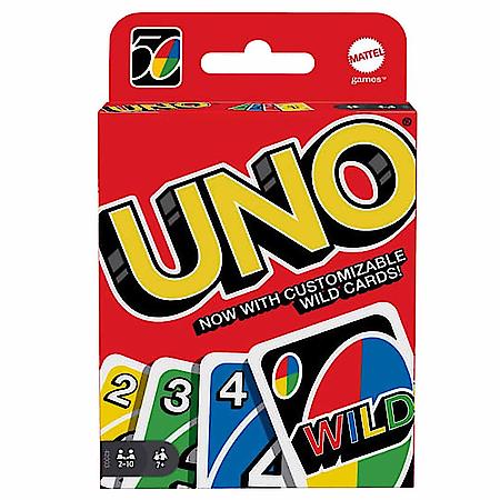 UNO Card Game, Classic Color & Matching Card Game For 2-10 Players, Ages 7Y+