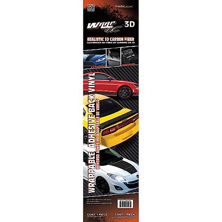 3D Carbon Fiber (30 X 15) Wrap Film