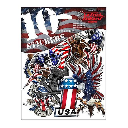 10 Stickers Biker Series