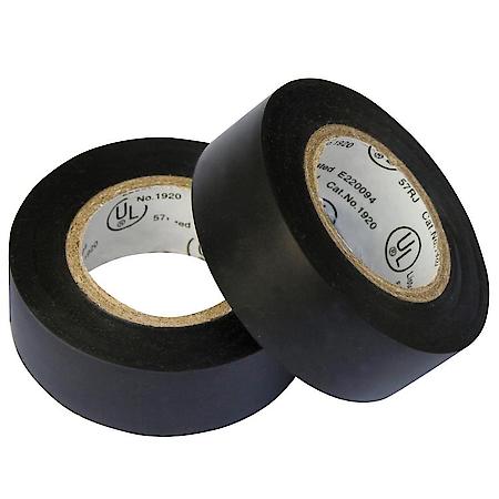 Heavy Duty Flame Retardant Electrical Tape - 3/4" x 30' - 2 Pack