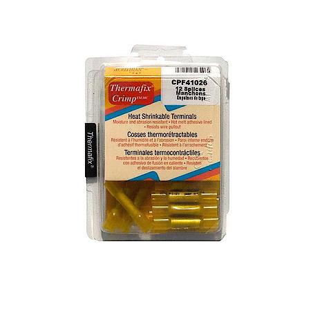 Heat Shrinkable Splices - 10-12 Gauge, Yellow - Material Nylon