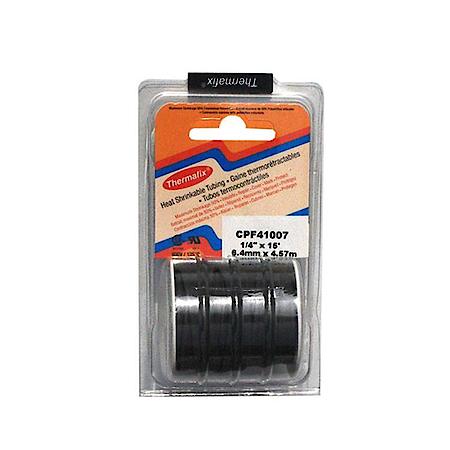 Heat Shrinkable Tubing - Black Spool - Material Cross-linked polyolefin - 1/4" Dia.