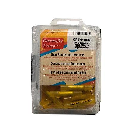 Heat Shrinkable Splices - 10-12 Gauge, Yellow - Material Nylon